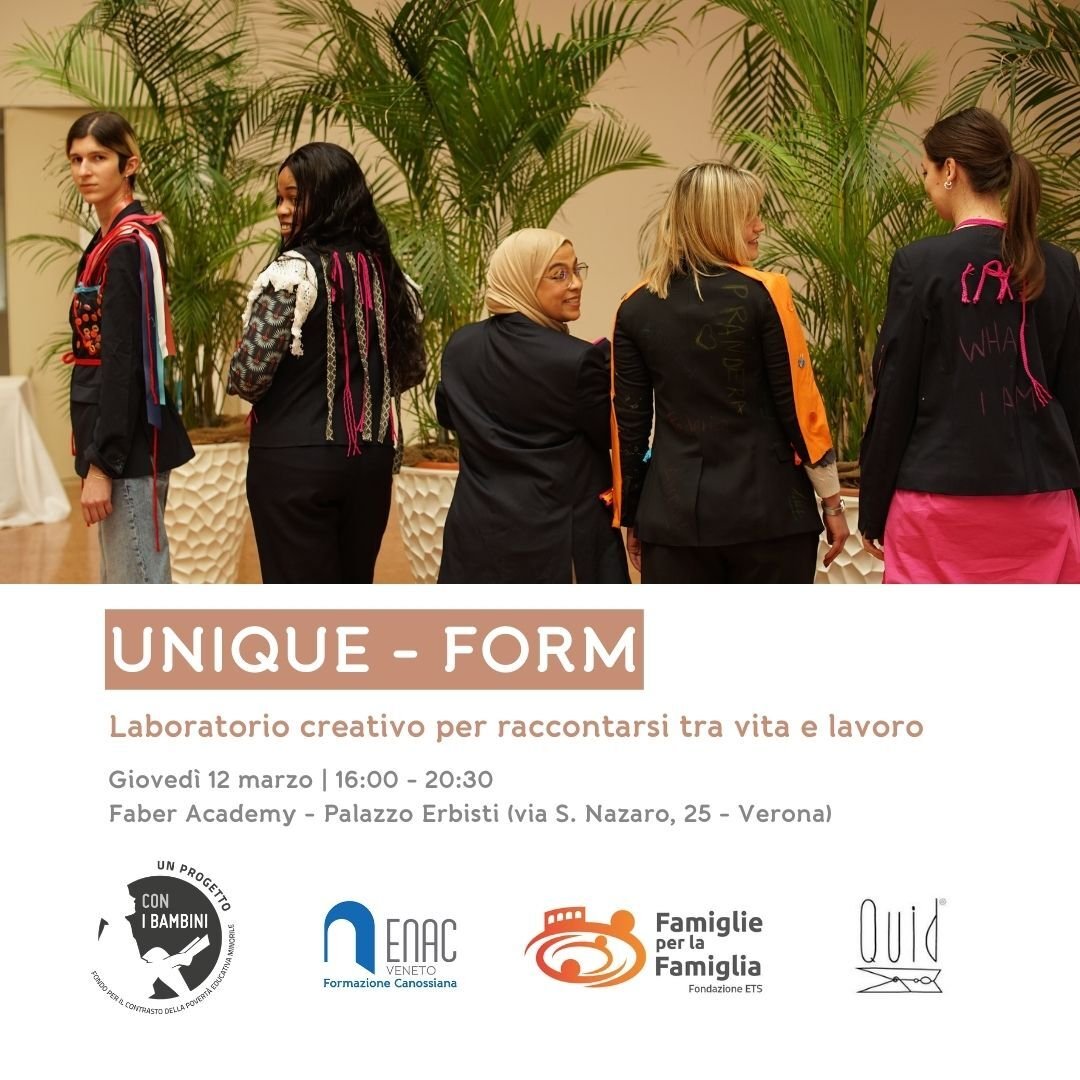 Workshop Unique-form 12 Marzo Workshop Unique-form 12 Marzo